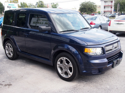 honda element 2008 dk  blue suv sc gasoline 4 cylinders front wheel drive automatic with overdrive 77070