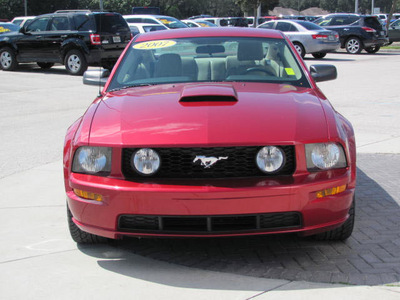 ford mustang 2007 red coupe gt gasoline 8 cylinders rear wheel drive automatic 33884