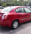nissan sentra 2011 dk  red sedan 2 0 gasoline 4 cylinders front wheel drive automatic with overdrive 77070