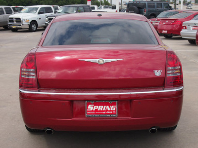 chrysler 300 2007 red sedan c gasoline 8 cylinders rear wheel drive automatic 77388