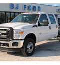 ford f 350 2012 white xl v8 automatic 77575