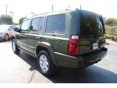 jeep commander 2007 green suv gasoline 6 cylinders rear wheel drive automatic with overdrive 77581