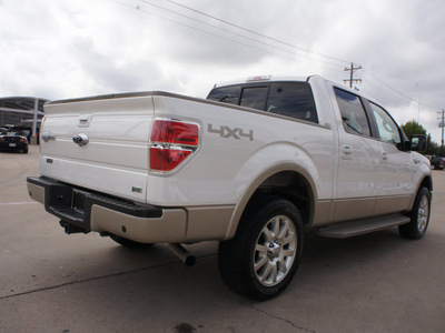 ford f 150 2010 white king ranch flex fuel 8 cylinders 4 wheel drive automatic with overdrive 76049
