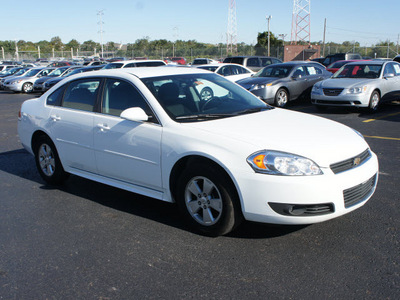 chevrolet impala 2011 white sedan lt fleet flex fuel 6 cylinders front wheel drive automatic 19153