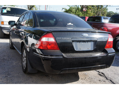 ford five hundred 2006 black sedan sel gasoline 6 cylinders front wheel drive automatic 77018