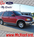 ford expedition 2000 red suv eddie bauer gasoline v8 rear wheel drive automatic with overdrive 77539