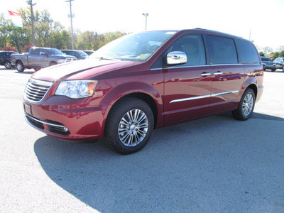chrysler town and country 2013 red van touring l flex fuel 6 cylinders front wheel drive automatic 45840