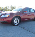 chrysler 200 2013 red sedan touring gasoline 4 cylinders front wheel drive automatic 45840