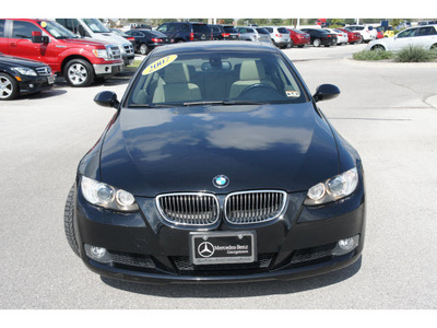 bmw 3 series 2007 black coupe 328i gasoline 6 cylinders rear wheel drive automatic 78626