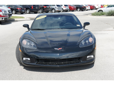 chevrolet corvette 2009 black coupe gasoline 8 cylinders rear wheel drive 6 speed manual 78626