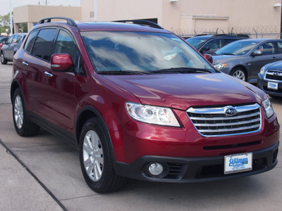 subaru tribeca 2013 red suv 3 6r limited gasoline 6 cylinders all whee drive automatic 77090