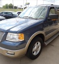 ford expedition 2004 blue suv eddie bauer gasoline 8 cylinders rear wheel drive 4 speed automatic 76108