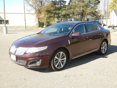 lincoln mks 2011 maroon sedan gasoline 6 cylinders front wheel drive automatic 55321