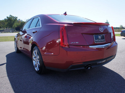 cadillac ats 2013 red sedan luxury 4 cylinders automatic 27330