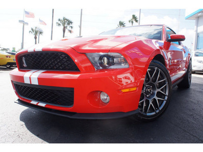ford mustang 2011 red coupe shelby gt500 gasoline 8 cylinders rear wheel drive 6 speed manual 33177