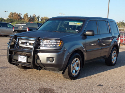 honda pilot 2011 dk  gray suv lx gasoline 6 cylinders front wheel drive automatic with overdrive 77074