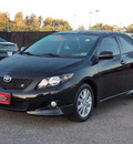 toyota corolla 2010 black sedan s gasoline 4 cylinders front wheel drive automatic with overdrive 77074