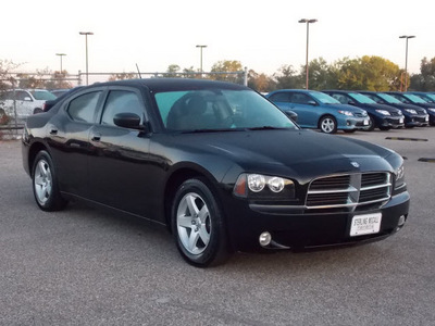 dodge charger 2008 black sedan sxt gasoline 6 cylinders rear wheel drive automatic with overdrive 77074