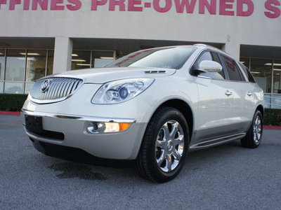 buick enclave 2009 off white suv cxl gasoline 6 cylinders front wheel drive automatic 75067