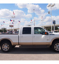 ford f 250 super duty 2012 white king ranch biodiesel 8 cylinders 4 wheel drive automatic 77074