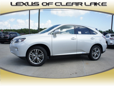 lexus rx 450h 2013 silver suv hybrid 6 cylinders front wheel drive automatic 77546