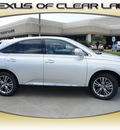 lexus rx 450h 2013 silver suv hybrid 6 cylinders front wheel drive automatic 77546