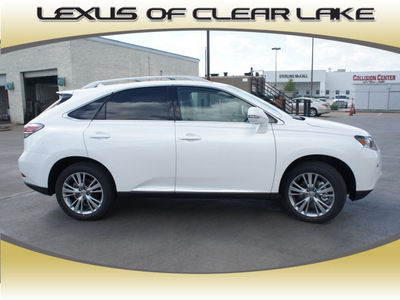 lexus rx 350 2013 white suv gasoline 6 cylinders front wheel drive automatic 77546