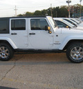 jeep wrangler unlimited 2013 white suv sahara gasoline 6 cylinders 4 wheel drive 5 speed automatic 62863