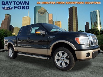 ford f 150 2012 black lariat gasoline 6 cylinders 4 wheel drive automatic 77521