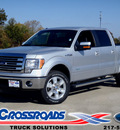ford f 150 2013 silver lariat gasoline 6 cylinders 4 wheel drive automatic 62708