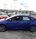 ford focus 2013 blue sedan se flex fuel 4 cylinders front wheel drive automatic with overdrive 60546
