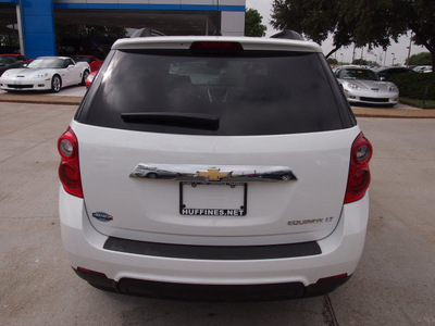 chevrolet equinox 2013 white lt gasoline 4 cylinders front wheel drive automatic 75075