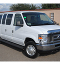 ford e 350 2012 white van super duty flex fuel 8 cylinders rear wheel drive automatic 78539