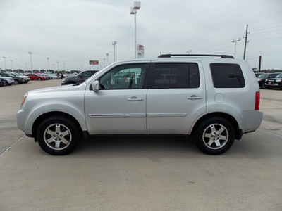 honda pilot 2009 silver suv touring w navi w dvd gasoline 6 cylinders 4 wheel drive automatic with overdrive 77469