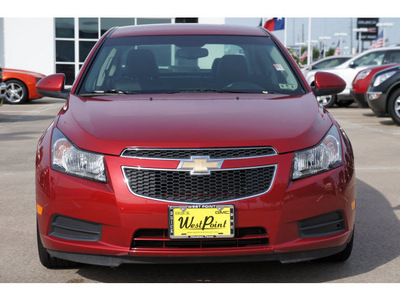 chevrolet cruze 2012 red sedan lt gasoline 4 cylinders front wheel drive automatic 77094