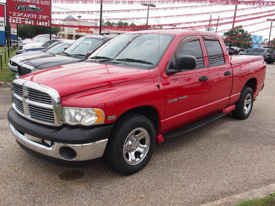 dodge ram 1500 2003 red pickup truck slt 8 cylinders automatic 77301