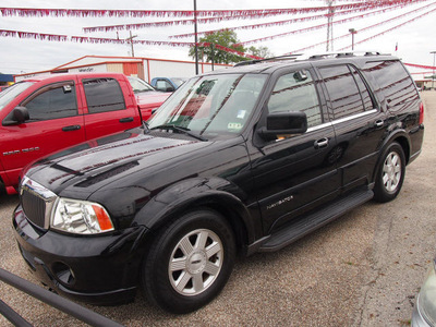 lincoln navigator 2003 black suv luxury 8 cylinders dohc automatic 77301