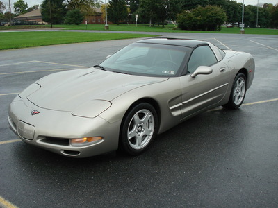 chevrolet corvette coupe 1999 gray coupe gasoline v8 rear wheel drive automatic 17972