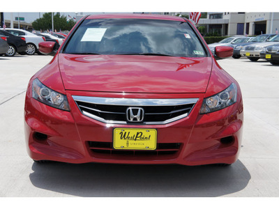 honda accord 2011 red coupe lx s gasoline 4 cylinders front wheel drive standard 77043