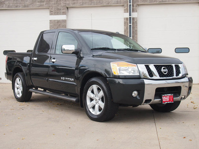 nissan titan 2008 dk  green le 8 cylinders automatic 80301