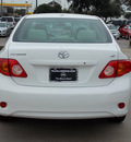 toyota corolla 2010 white sedan le gasoline 4 cylinders front wheel drive automatic with overdrive 77477