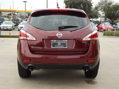 nissan murano 2011 dk  red s gasoline 6 cylinders front wheel drive automatic with overdrive 77477