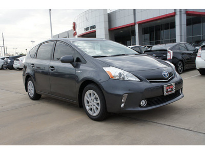 toyota prius v 2012 gray wagon two 4 cylinders automatic 77469