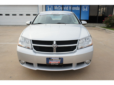 dodge avenger 2010 silver sedan r t gasoline 4 cylinders front wheel drive automatic 77034