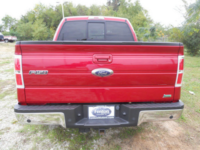 ford f 150 2010 dk  red lariat 8 cylinders automatic 75606