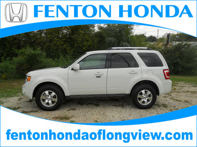 ford escape 2011 white suv limited 6 cylinders automatic 75606