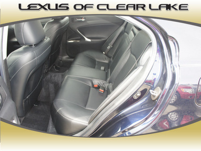 lexus is 250 2009 dk  blue sedan gasoline 6 cylinders rear wheel drive automatic 77546