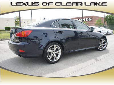 lexus is 250 2009 dk  blue sedan gasoline 6 cylinders rear wheel drive automatic 77546