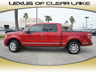 ford f 150 2010 dk  red platinum flex fuel 8 cylinders 2 wheel drive automatic 77546