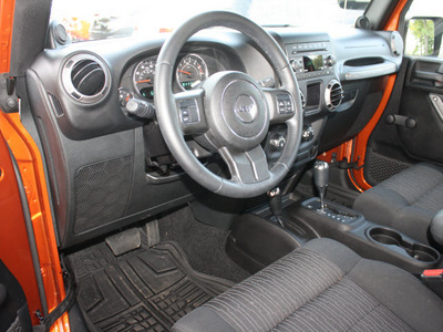 jeep wrangler 2011 orange suv sport gasoline 6 cylinders 4 wheel drive automatic 27616